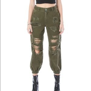 Carmar Denim Cargo Jogger Pants